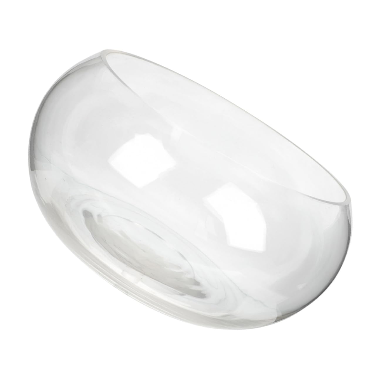 Kisangel 3 Piezas pecera Redonda de Escritorio Bol Equipo Maceta de Loto Redonda terrario Globo terráqueo Acuario pequeño Pecera Transparente Planta florero tazón de Burbujas de Vidrio
