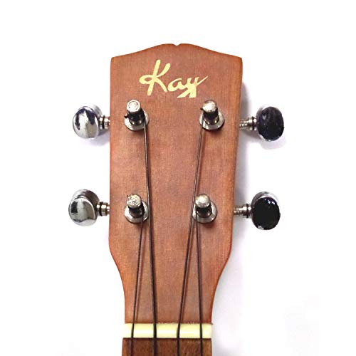 Kay Deluxe Koa Ukulélé soprano avec finition, frettes de nickel, Chrome Mécaniques - Les Beatles, Paul McCartney, John Lennon, RIngo Starr, George Harrison Kay Deluxe Koa Ukulélé soprano avec finition, frettes de nickel, Chrome Mécaniques – Image 4