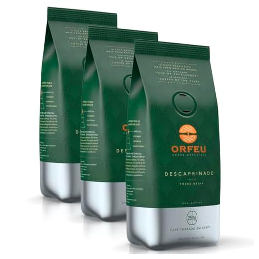 Café Orfeu Descafeinado Premium em Grãos