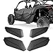 Kemimoto Maverick X3 Max Lower Door Panel Inserts with Lower Frame OEM Style compatible with 2017 2018 2019 Can Am (4 Doors)