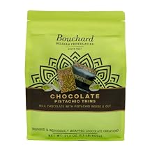 Bouchard Milk Chocolate Pistachio Thins 21.2 OZ 1.3 LB/600g