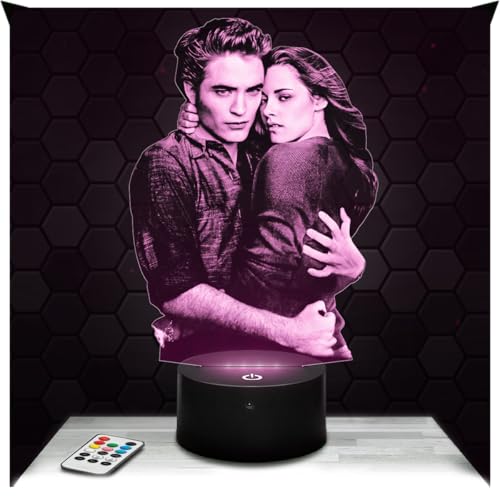 Lampephoto.fr - Lampe 3D Twi light Décoration Chambre Garçon Fille Lampe 3D Film Séries Twi light Idée Cadeau Décoration Veilleuse Bureau Originale pour Noël,...