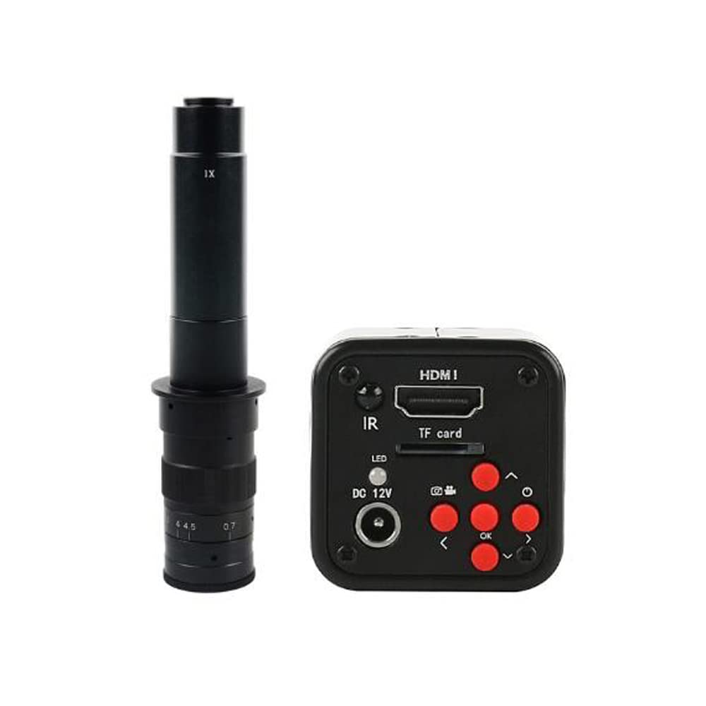 16MP HD 1080P 720P 60FPS Videocamera per microscopio Digitale Industriale Uscita HDMI TF e Obiettivo con Attacco C 300X