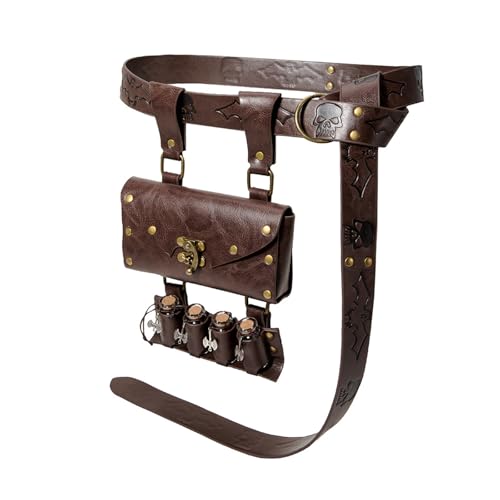 Flacons de potion avec ceinture en simili cuir pour ranger vos affaires - 2