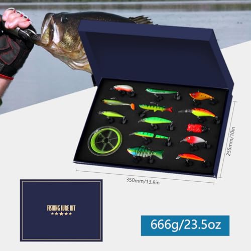 Kit calendrier de l'Avent leurres de pêche mer et eau douce 2025 - 6
