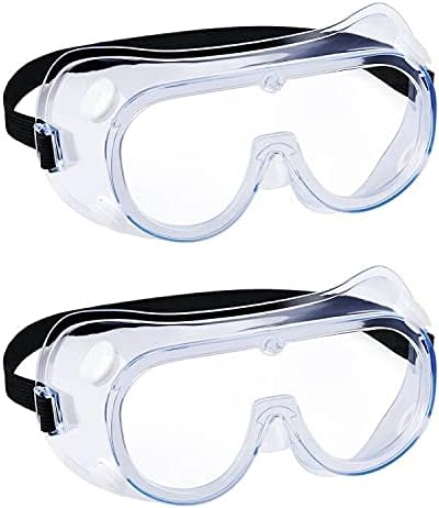 YunTuo Safety Goggles, Protective Safety Glasses, Soft Crystal Clear Eye Protection - Perfect for Construction, Shooting, Lab Work, and More … (goggles-2)