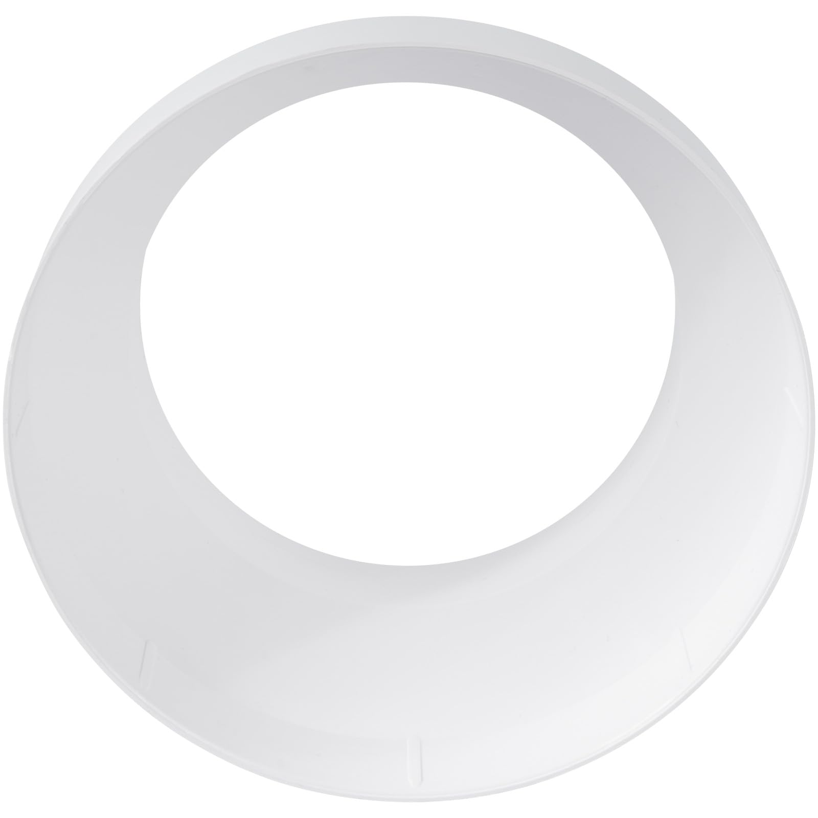 Vent Systems 125 to 100 mm / 5" to 4" Inch, White Plastic Duct Reducer Adapter - Image 4