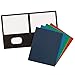 Avery Two Pocket Folders, Holds up to 40 Sheets, Business Card Slot, Case Pack of 125 Assorted Folders (47993)