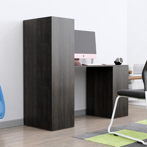 Image of Bniture Wooden Study Table for Home | Engineered Wood Study Table with Book Shelf | Multi Purpose Computer Desk for Writing & Study | Laptop Table for Study Room, Office & Workstation | Flower Wenge