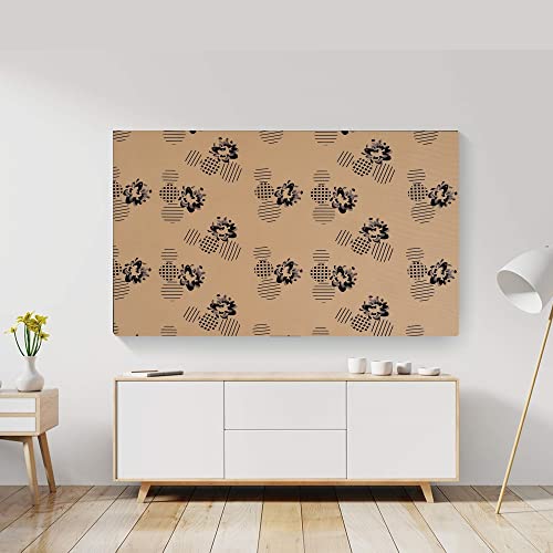 Image of Glassiano Marigold Dustproof Printed 48 inch LED TV Cover Screen Protector Compatible for All Models, Print 22