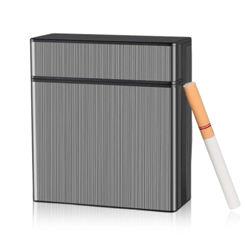HAMKU Pitilleras Para Cigarrillos Hombre Cierre Magnéticas Cajetillas Para Cigarrillos Portátil Pitillera Mujer Pitillera Hombre De Alumnio,Caja De Cigarrillos Para 40 Cigarrillos