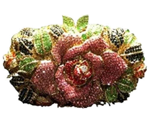 Sac de soirée fleuri : l'accessoire strass qui sublime votre robe de mariage