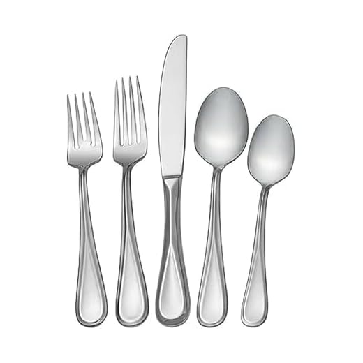Mikasa Bravo 101-Piece 18/10 Stainless Steel Flatware Set, Service For 12