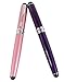 SIPLIV 2PCS Jinhao X750 Rollerball Pen in 2 Colors, Black Ink, Purple & Pink