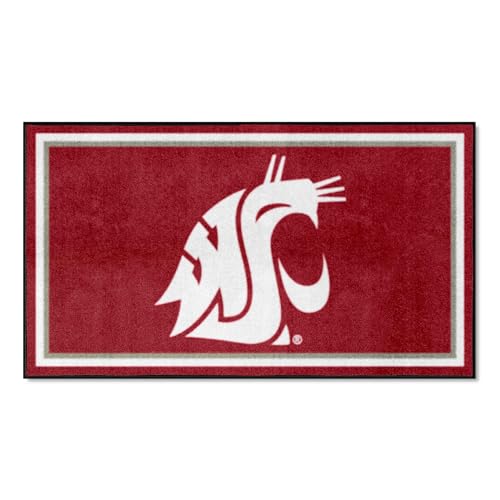 FANMATS NCAA Washington State Cougars Area Rug