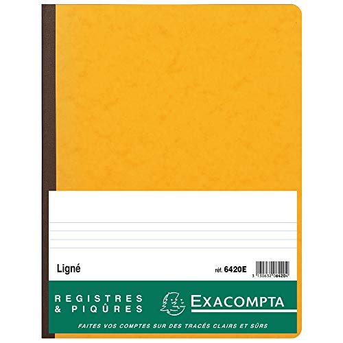 EXACOMPTA Piqûre 32x25cm ligne folioté 80 pages Couleurs assorties - vue 7