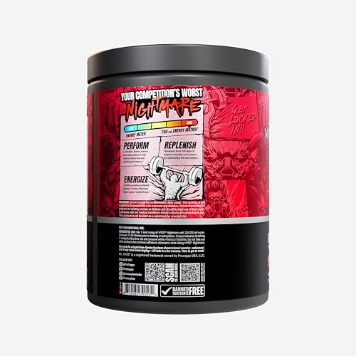 Image of ProSupps Hyde Nightmare Blood Berry Pre Workout Powder, 30 Servings | 6000 mg Citrulline, 3200 mg Beta-Alanine, Nootropics, Electrolytes, FSSAI Compliant, Banned-Substance Screened