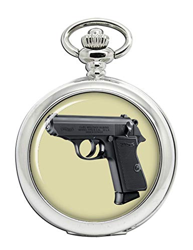 Batteria per orologio inclusa Walther Ppk Orologio da Tasca Cacciatore