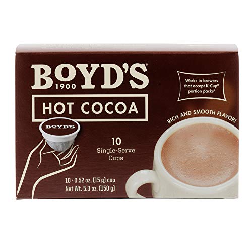 Boyd's Coffee hot cocoa Hot Cocoa - Single Cup, 60 Count (Pack of 6)