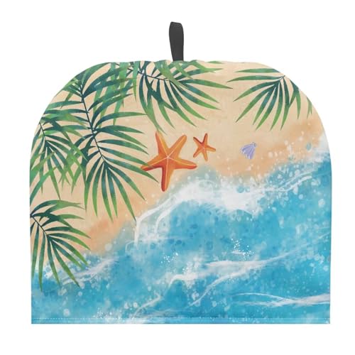 Bivxisrvo Starfish Cavcas Teapot Cover Decorative Teapot Dust Cover Lightweight Teapot Cover with Insulation Pad to Keep Tea Coffee Milk Warm Keep Tidy and Clean