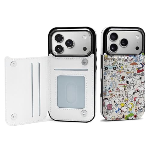 手帳型 スヌーピー (3) 対応 iPhone 17 Pro ケース カード収納 スマホケース 財布型 携帯ケース 軽量 全面保護 スタンド機能 おしゃれ お祝いギフト