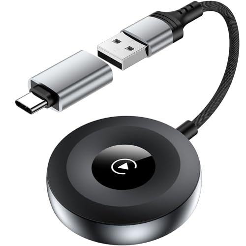 CarPlay Wireless Adapter for iPhone 16 Pro Max 15 Plus...