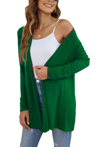 Image of Ladlop Women's Lightweight Open Front Cardigans Long Sleeve Casual Soft Drape Fall Cardigan