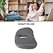 Donut Pillow for Tailbone Pain, Ergonomic Ring Design Orthopedic Donut Cushion for Office and Home, Memory Foam Soft Breathable Seat Pillow Pad for Women Men Pregnant, Hemorrhoid Pillows for(Grey)