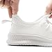 EGMPDA Boy Shoes Athletic Girls Kids Walking Shoes Running Sneakers Tennis Slip On Non Slip Lightweight Breathable Soft Fashion(Toddler/Little Kid/Big Kid) White Size 12