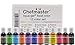 Chefmaster Liqua-gel Food Coloring (12 Pack) 20ml Liquid Gel Food Dye Set, Vegan & Kosher Food Coloring, 12 Vivid Food Colors for Easter Eggs, Drink Coloring, Slime Coloring & Fondant Coloring