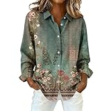Blusas para mujer del Reino Unido para mujer, elegante, casual, ajuste holgado, manga larga, cuello elegante, camisas de trabajo, trajes de negocios, blusas de vacaciones, blusas de fiesta de noche