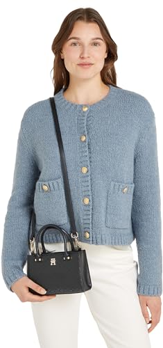 Image of Tommy Hilfiger Women's Monogram Mini Tote Bag With Removable Crossbody Strap