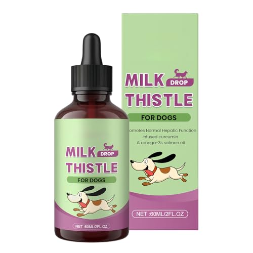 Qumiuu Supporto per il fegato del cane - Cura del fegato liquide - Salute del fegato Salute degli animali Benessere Integratore alimentare liquide | Per animali domestici Gatti