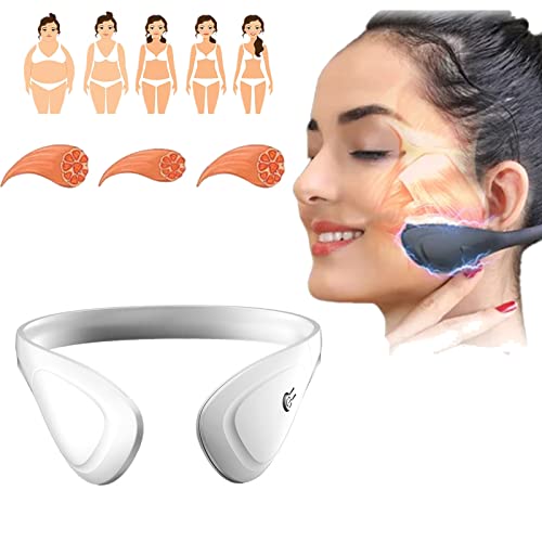 behound PerfectJaw EMS Micro Current Booster, microcurrent Facial Device, Portable Face Lifting Massager for Lift Sagging Skin (White)