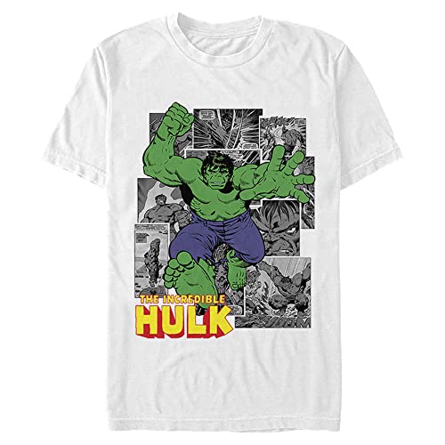 Hulk Marvel Comic T-Shirt Homme Idéal pour Vos Sorties Geek et Streetwear