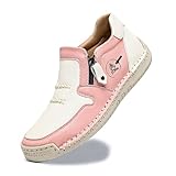 【CONSEILS DE STYLE】Ces chaussures femme​ s'accordent facilement avec différents styles et constituent un basique indispensable dans toute garde-robe. Qu'elles soient portées avec un jean, un legging ou une robe d'été, ces baskets s'harmonisent avec diverses tenues, permettant des looks personnalisés pour toute occasion, de la balade en ville à la séance de sport.