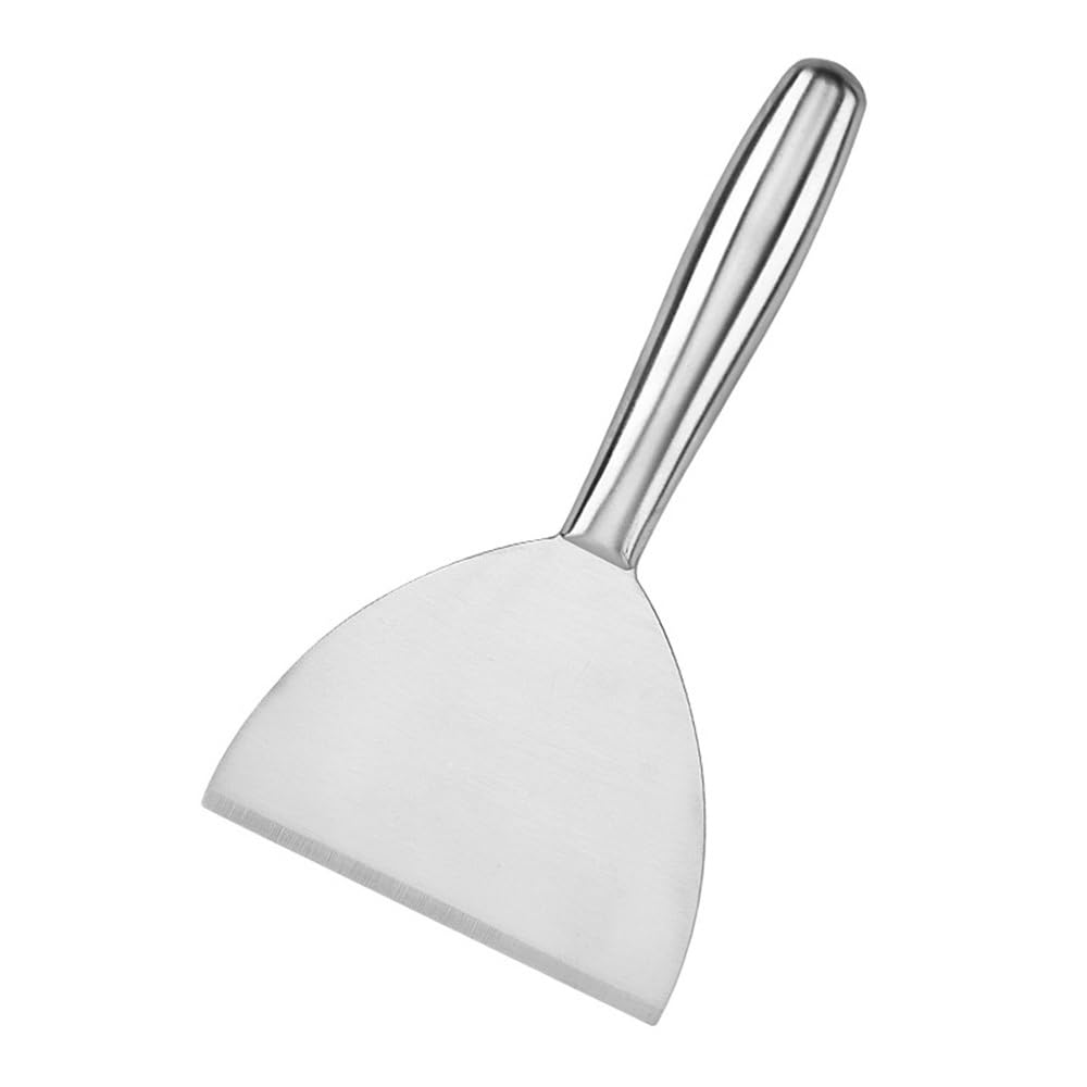 Espátula para Barbacoa Espátula Teppanyaki for cocinar de acero inoxidable para Cocinar Barbacoa(23.5x12.5cm)