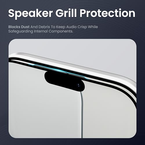 Image of CASEGEAR Impact Pro Screen Protector Compatible With iPhone Air | Unbreakable Protection | Complete Coverage Tempered Glass | Easy Installation Kit