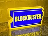Light Up Blockbuster Video Decoration 3d Printed Sign Extra Large XL 9” Wide