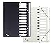 Produktbild ELBA 400060416 Ordnungsmappe Art 10er Pack für DIN A4 Dokumente, mit 12 Fächern und Gummizug, in 2 Farben schwarz und weiß