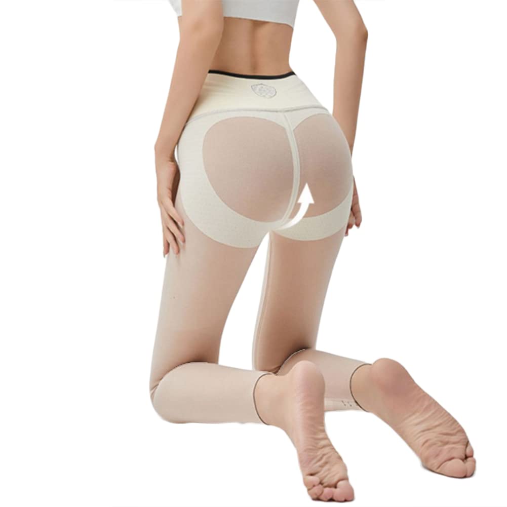 Legging Doublé Fourrure Polaire Femme Hiver Fourrure Polaire Thermiques Yoga Pants Fitness Gym Jogging
