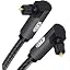 Double 90° Optical Cable Grey