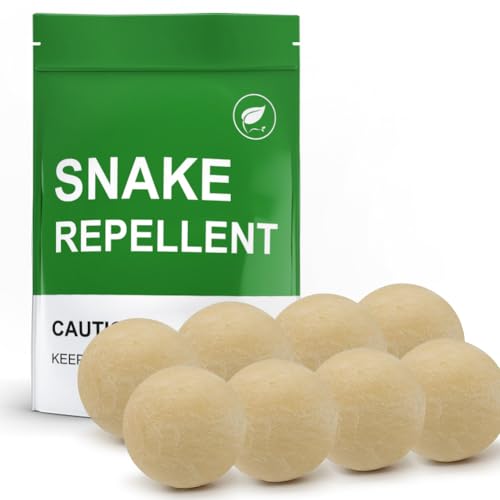 AJOQFKTD Snake Repellent Outdoor, Snake Away Repellent for Outdoors Pet Safe, Backyard Snakes
