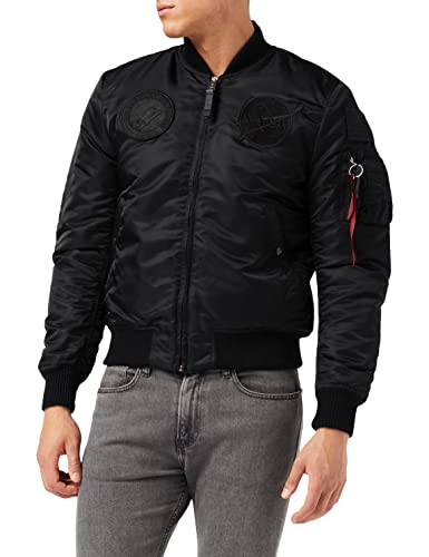 Capispalla Alpha Industries ALPHA INDUSTRIES 166107-404-XL Giacca Bomber, Nero (all Black 404), XL Uomo