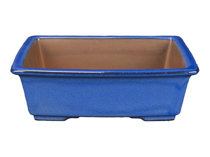 Maceta de Cerámica para Bonsáis Estilo y Funcionalidad con Colores Mixtos - 15x10x5cm
