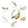 Kimafun Saxophone Microphone Wired for Wireless Belt Pack Transmitter Clip On Instrument for Musicians CX-306 Unidirectional Condenser Mic #5