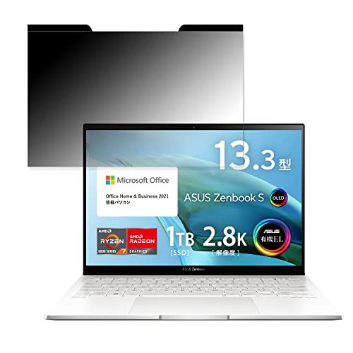 FILMEXT �`�����h�~ ASUS Zenbook S 13 OLED UM5302TA ������ �ی�t�B���� �}�O�l�b�g�� ���˖h�~ ���ʎg�p�\ PMPB00495