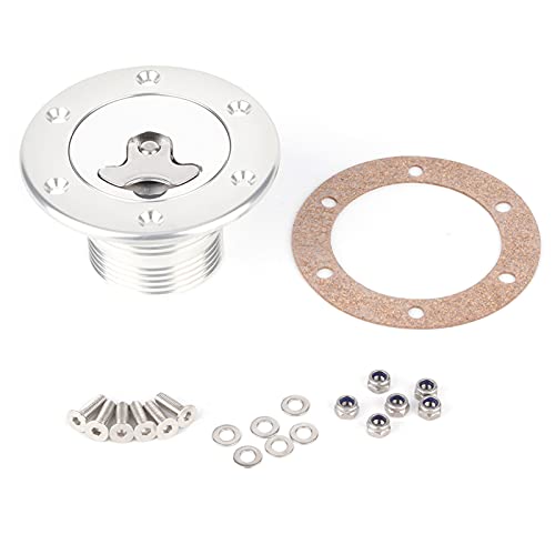 Goulot de remplissage carburant alu 43,5 mm encastrable à 6 boulons