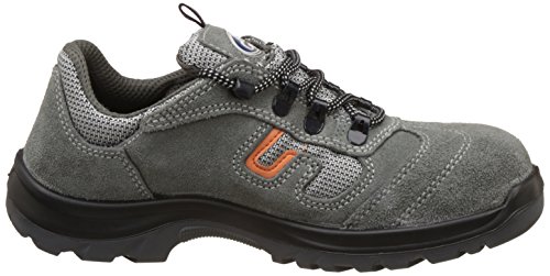 Allen Cooper AC-1459 Safety Shoe, Double Density DIP-PU Sole, Grey, Size 5