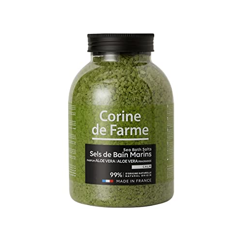 Corine de Farme – Sales de baño marinas, calmantes, de Aloe Vera